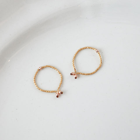 曉 ater K10 ピンクゴールド ピンキーリング