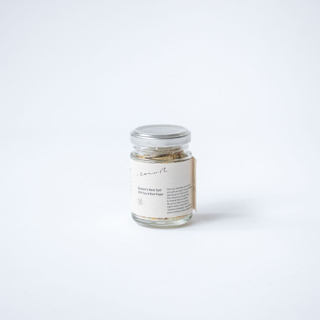 心に風 季節のハーブソルト 2026 Yuzu & Black Pepper *