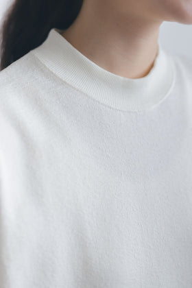 comm. arch. エアースピンド コットン モック ショートスリーブTシャツ