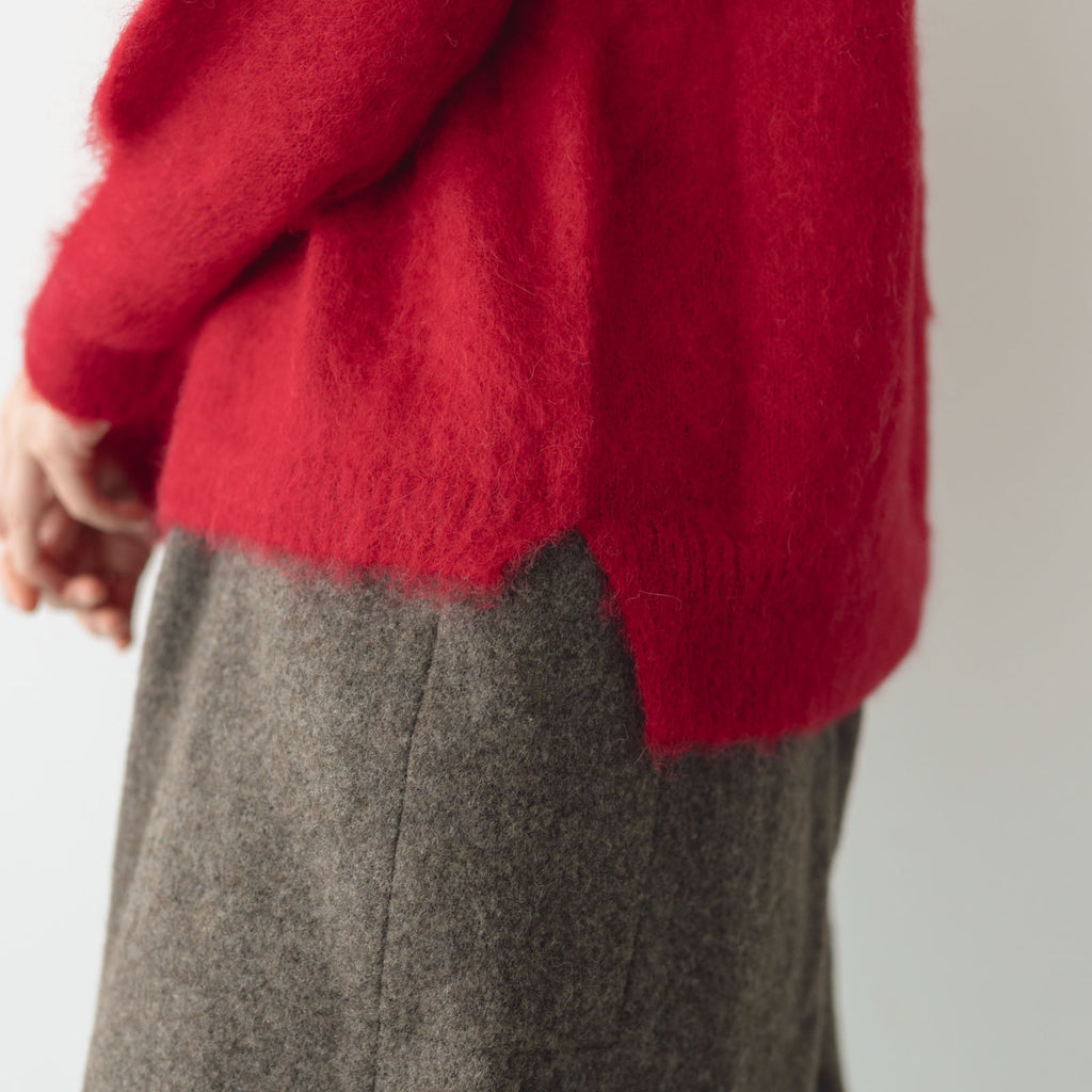 comm. arch. ハンドフレームド モヘア プルオーバー