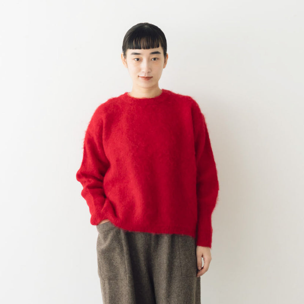 comm. arch. ハンドフレームド モヘア プルオーバー