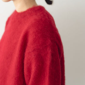 comm. arch. ハンドフレームド モヘア プルオーバー