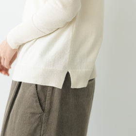 comm. arch. カシミヤシルク ハイネック プルオーバー