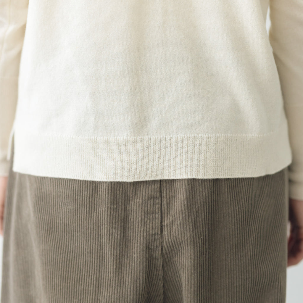 comm. arch. カシミヤシルク ハイネック プルオーバー