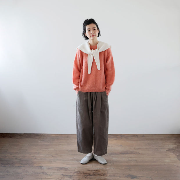 「くらすことの日常生活着」コーデュロイパンツ