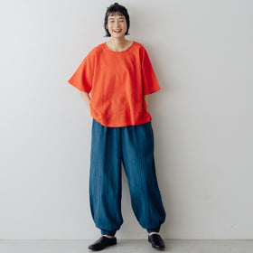 〈くらすこと別注〉ヂェン先生の日常着 バルーンパンツ スリム