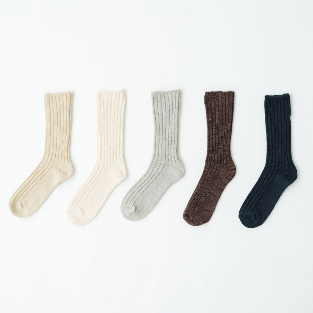 くらすこと 365日のコットンシルクソックス