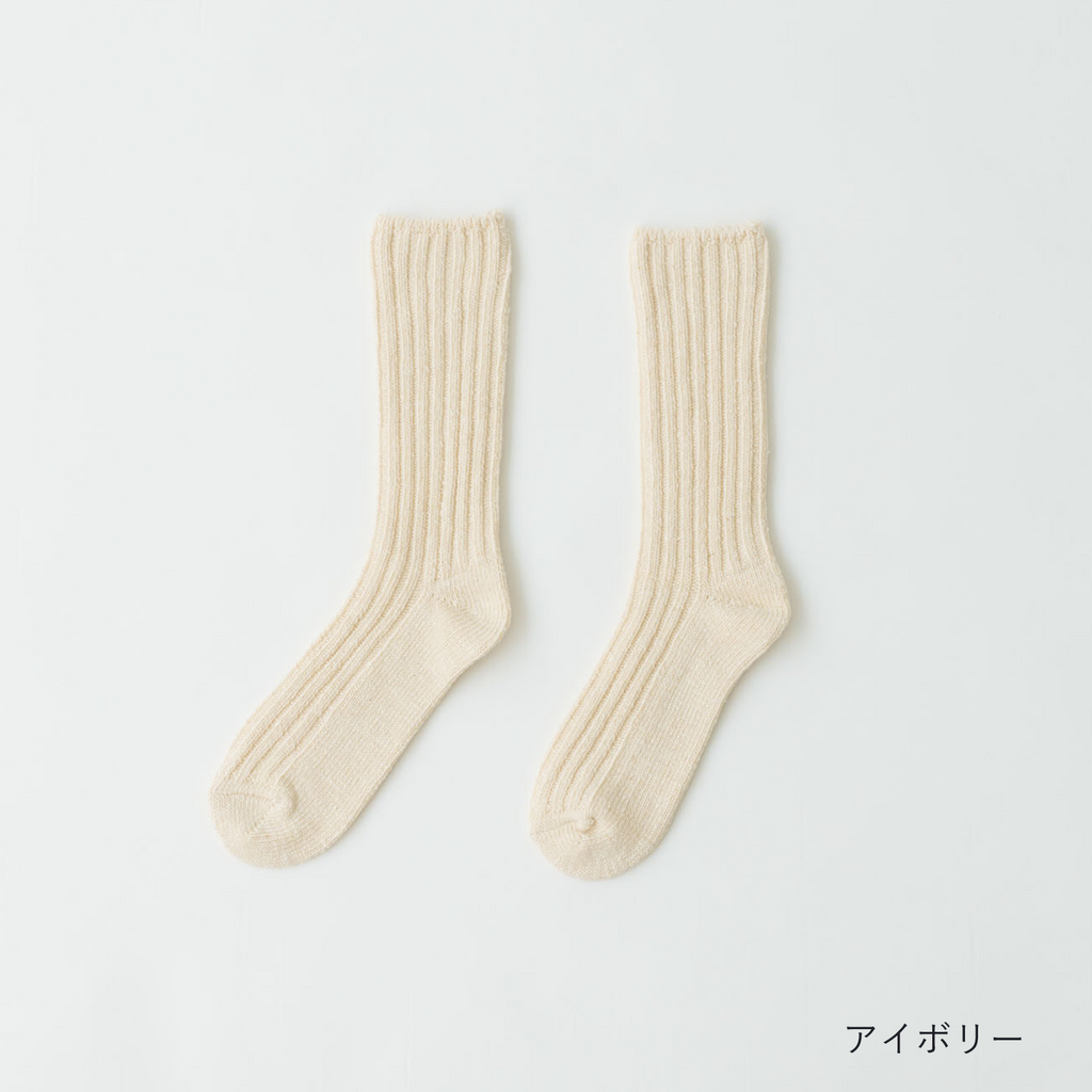 くらすこと 365日のコットンシルクソックス