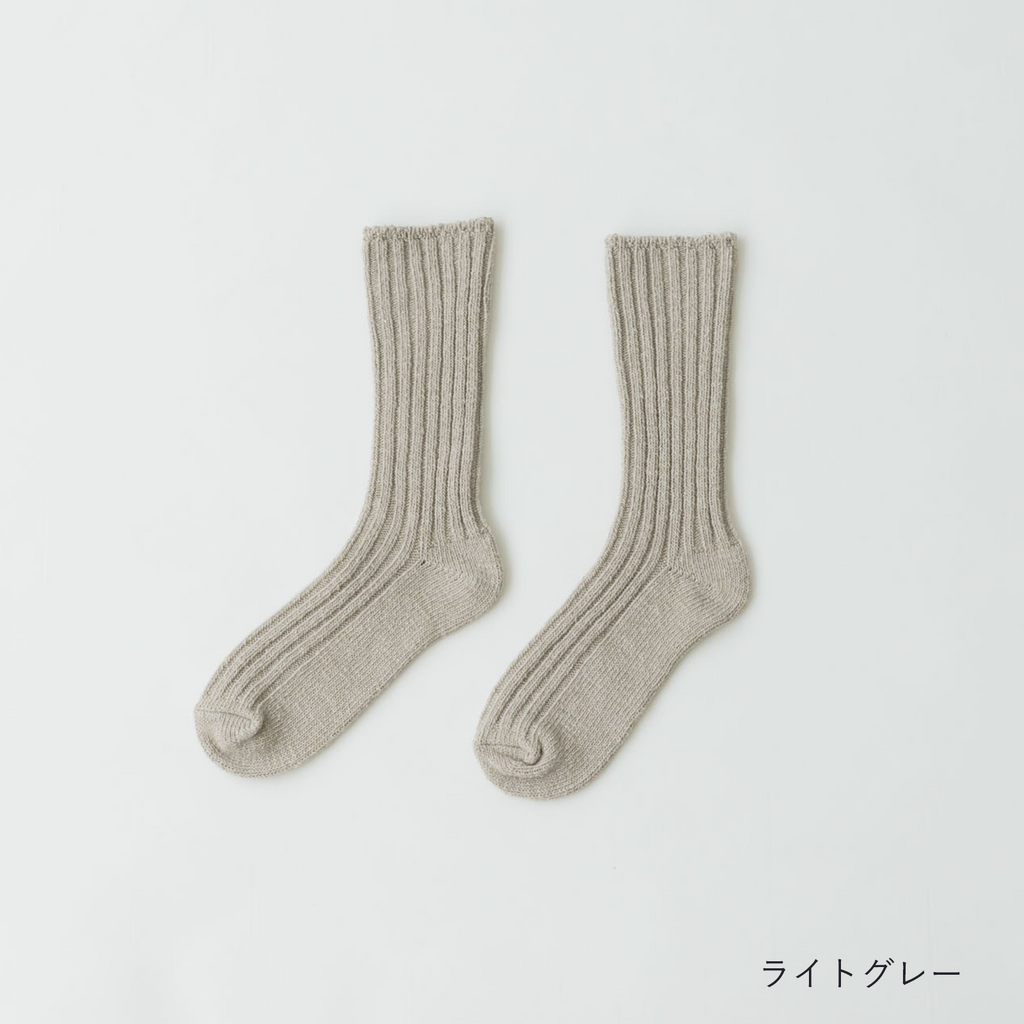 くらすこと 365日のコットンシルクソックス