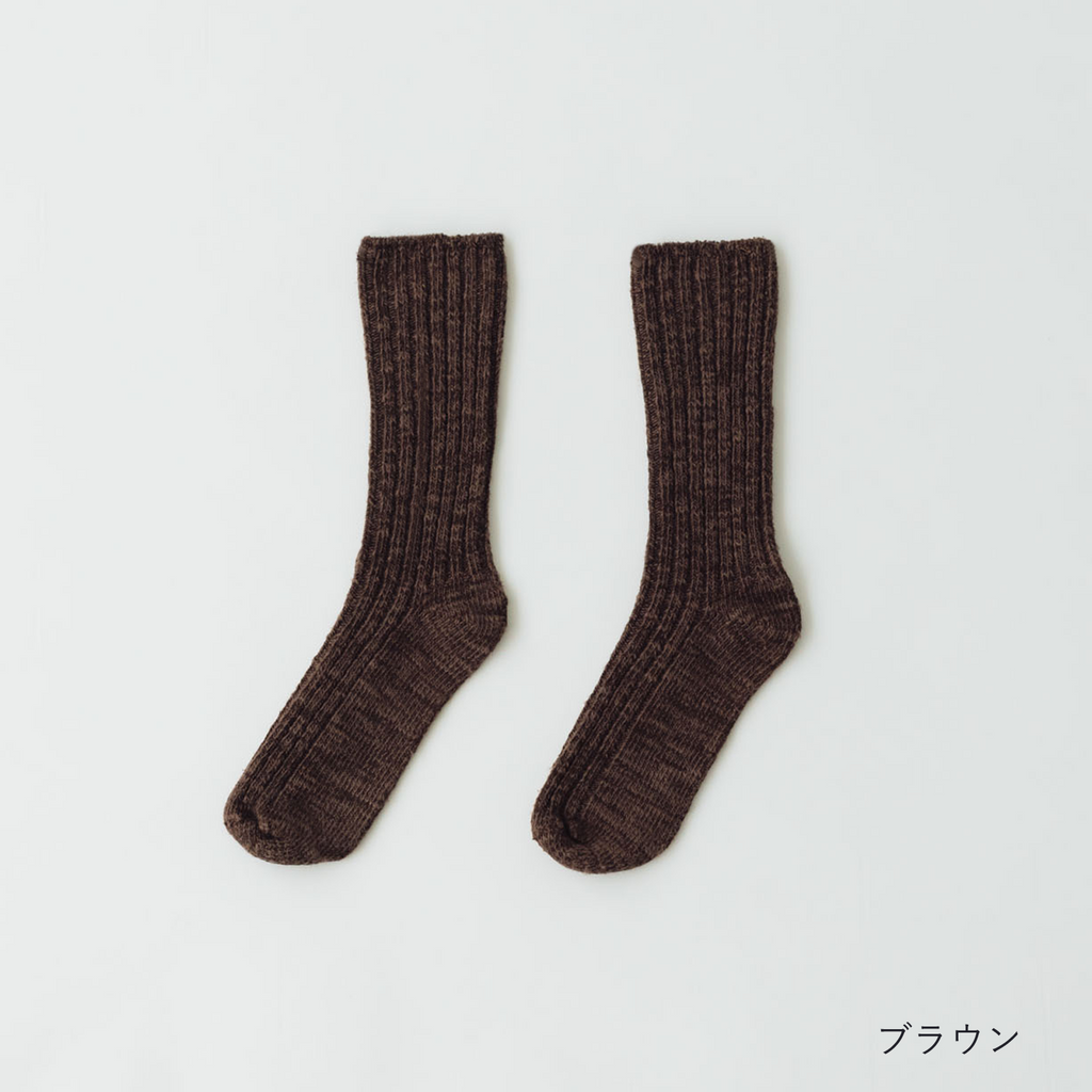 くらすこと 365日のコットンシルクソックス