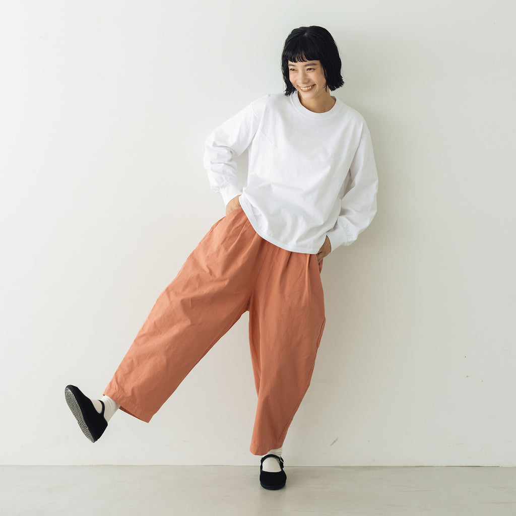 気まぐれセール‼️くらすことオーガニックコットンパンツ オーガニックコットンパンツ｜くらすことの日常生活着 ｜くらす