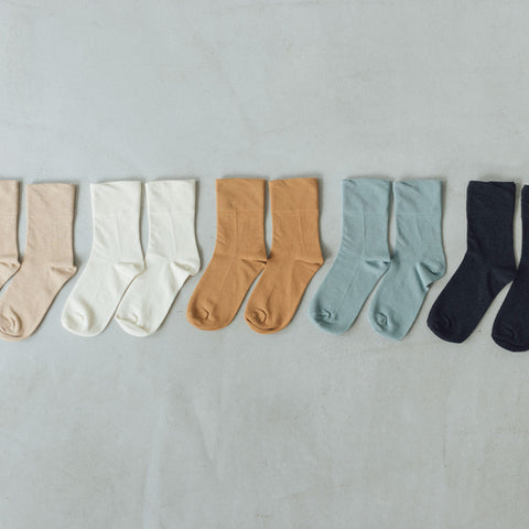 くらすこと しめつけない、オーガニックコットン定番靴下