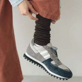 くらすこと 肌側シルク100%のあったかウールレッグウォーマー