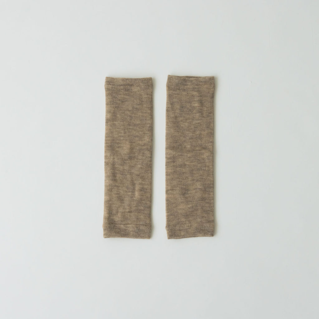 くらすこと 肌側シルク100%のあったかウールレッグウォーマー