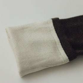 くらすこと 肌側シルク100%のあったかウールレッグウォーマー