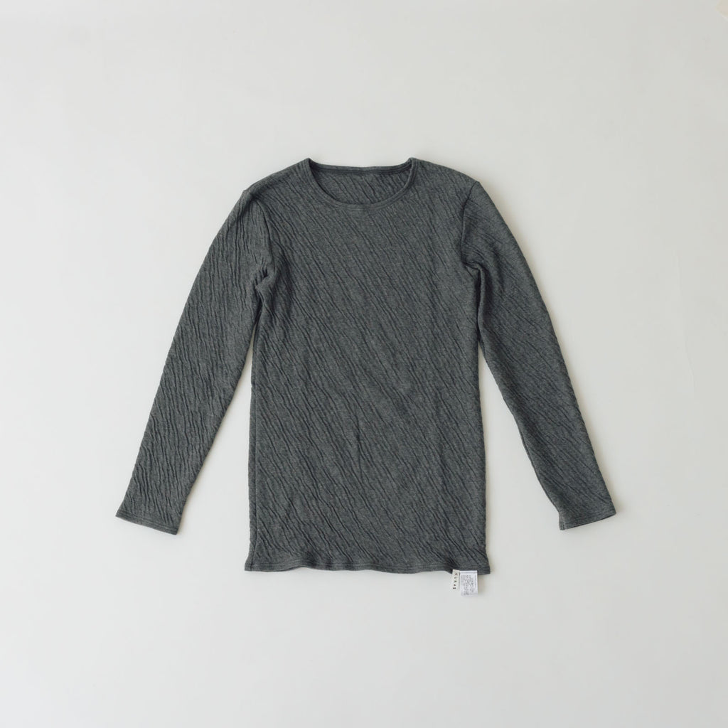 くらすこと 体調整うあったか長袖インナー organic cotton