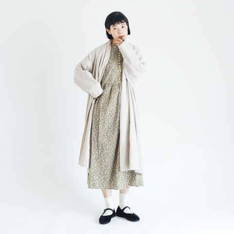 くらすこと リネンコットンのローブコート