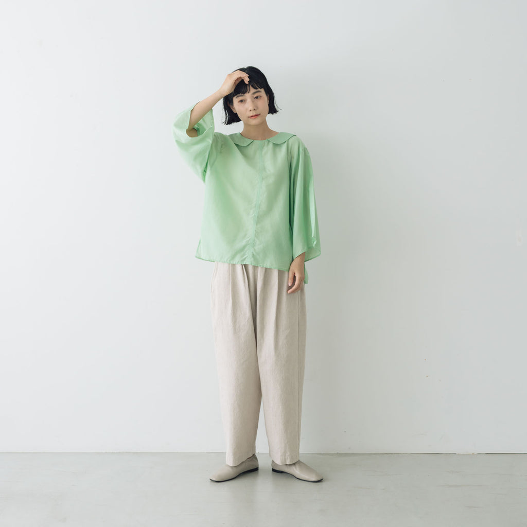 くらすこと リネンコットンパンツ