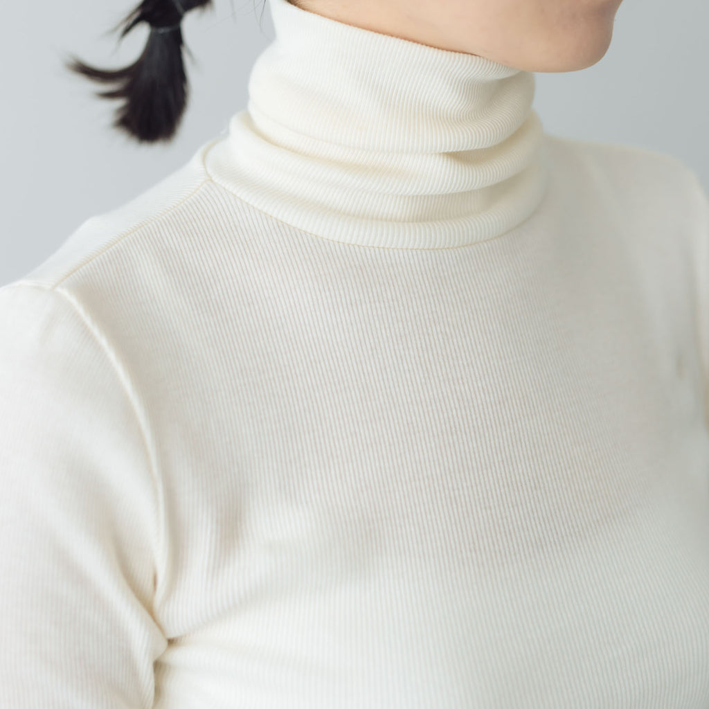 「くらすことの日常生活着」コットンタートルカットソー