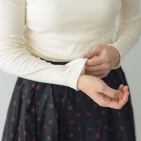 「くらすことの日常生活着」コットンタートルカットソー