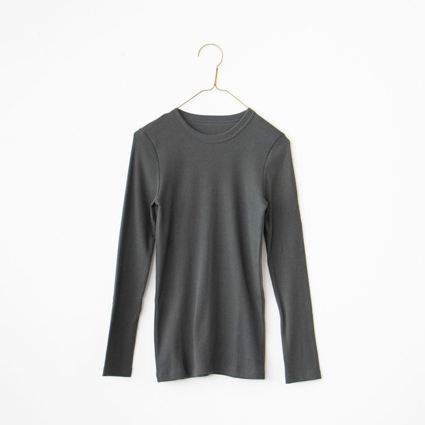 「くらすことの日常生活着」コットンクルーネックカットソー