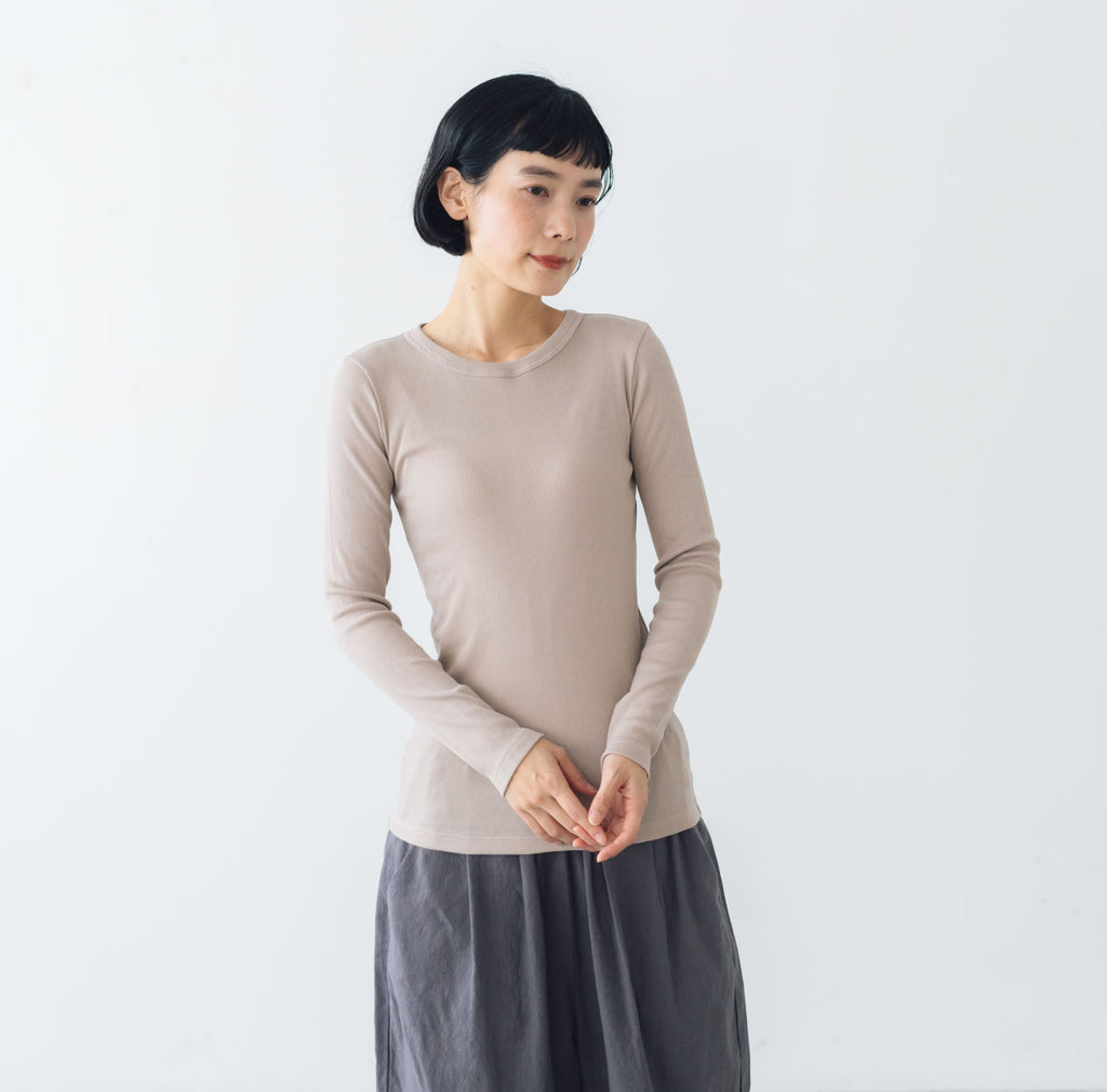 くらすことの日常生活着」コットンクルーネックカットソー ｜くらす