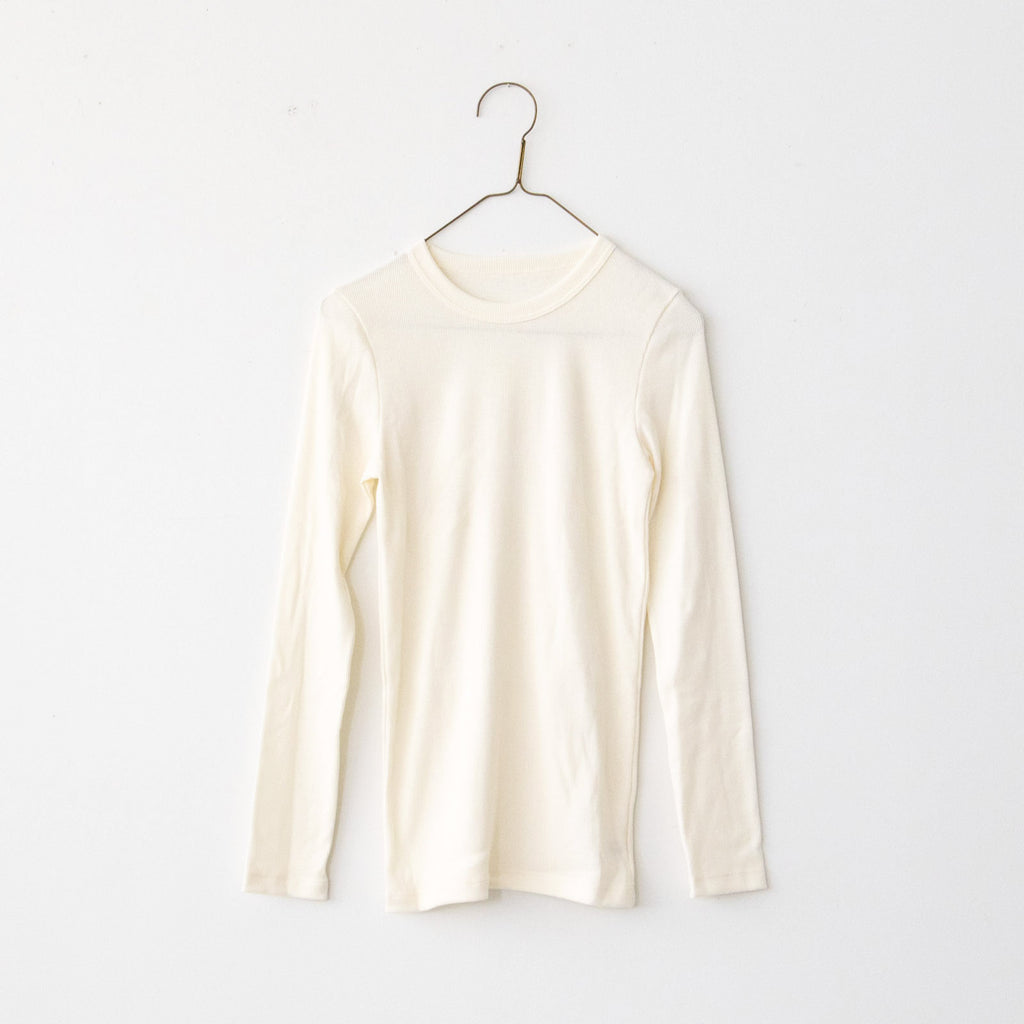 「くらすことの日常生活着」コットンクルーネックカットソー
