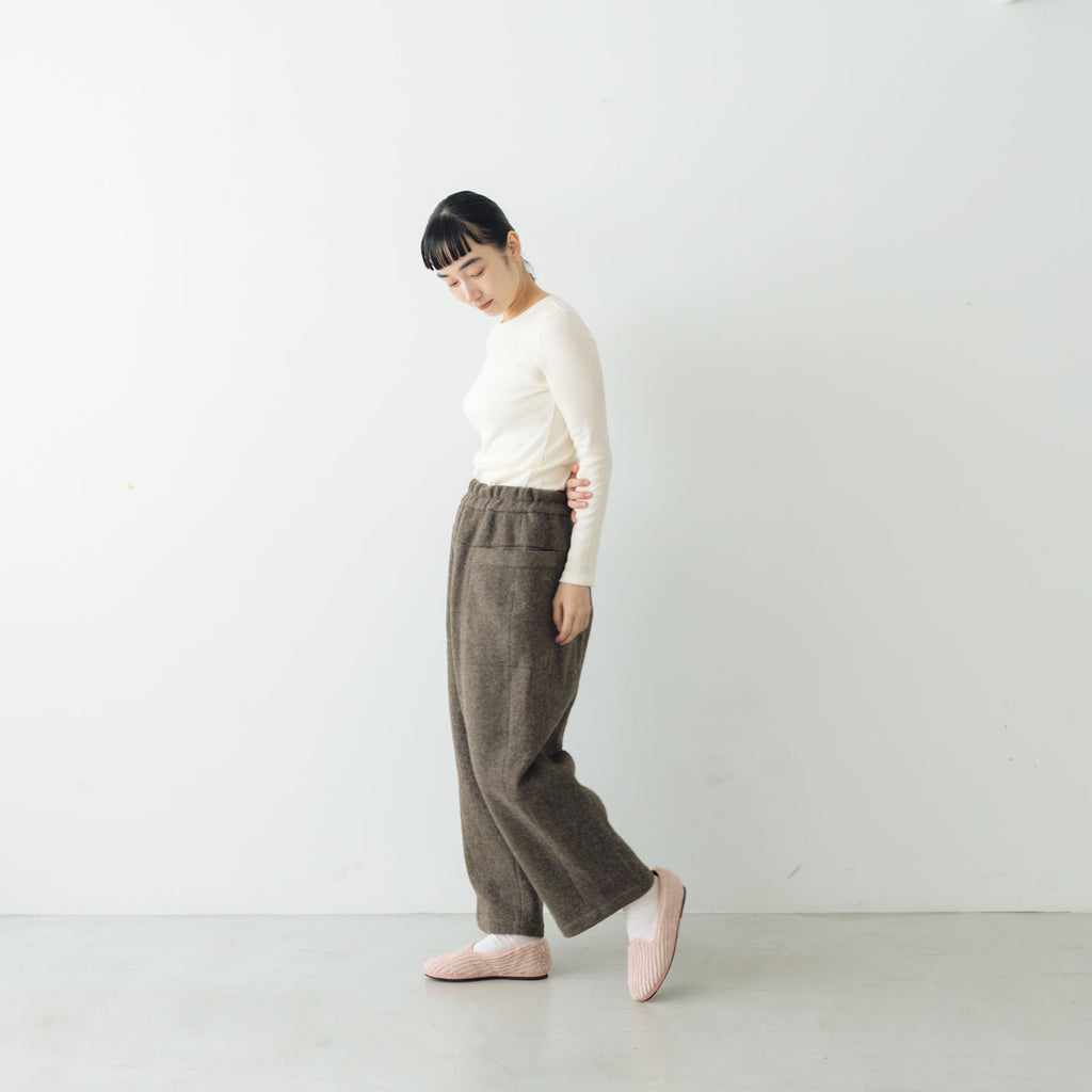 「くらすことの日常生活着」コットンクルーネックカットソー