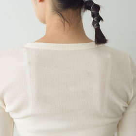 「くらすことの日常生活着」コットンクルーネックカットソー