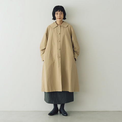 くらすこと ＋to　クラシカルなコットンナイロンコート