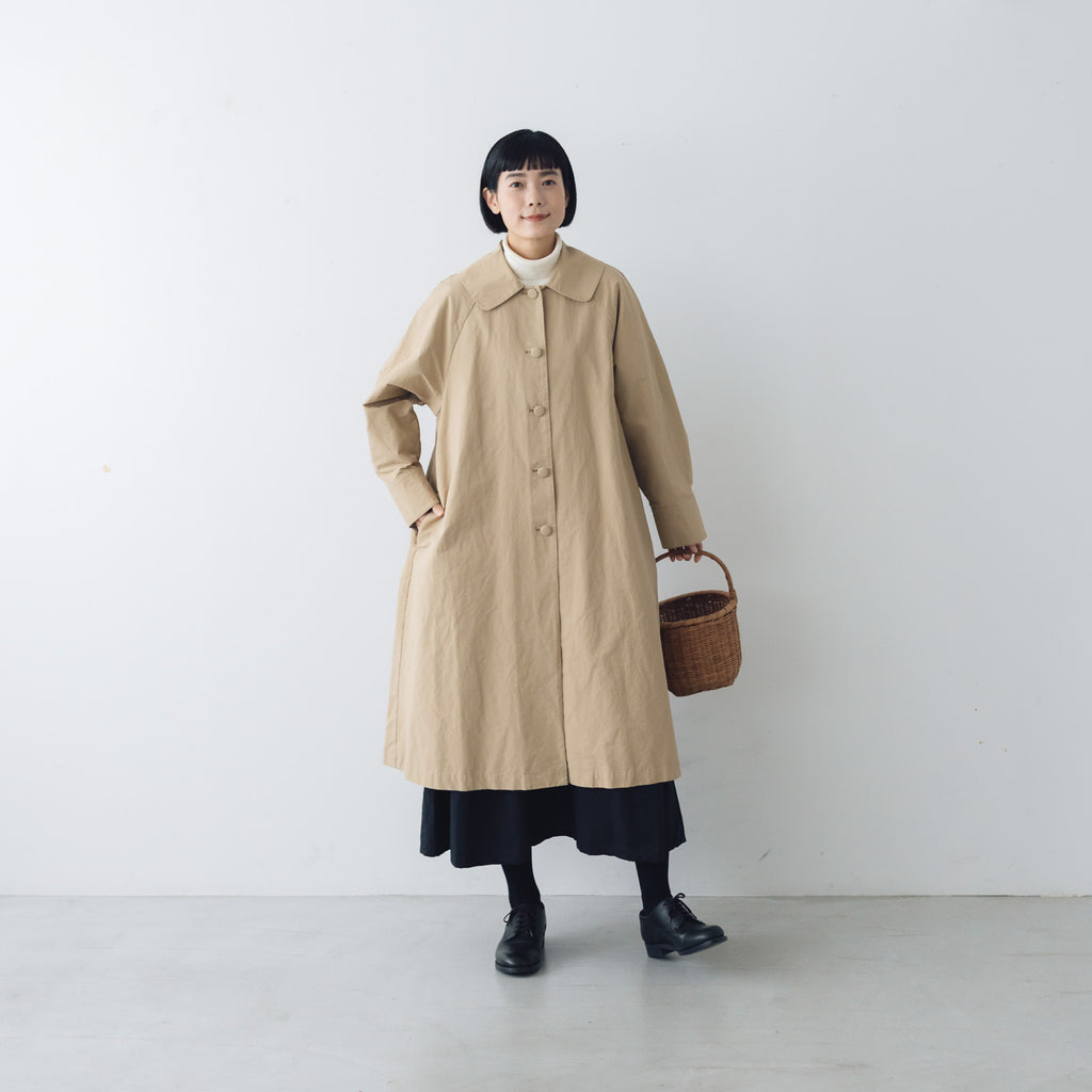 くらすこと ＋to　クラシカルなコットンナイロンコート