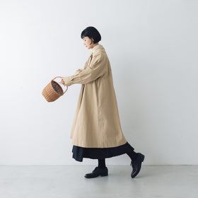 くらすこと ＋to　クラシカルなコットンナイロンコート