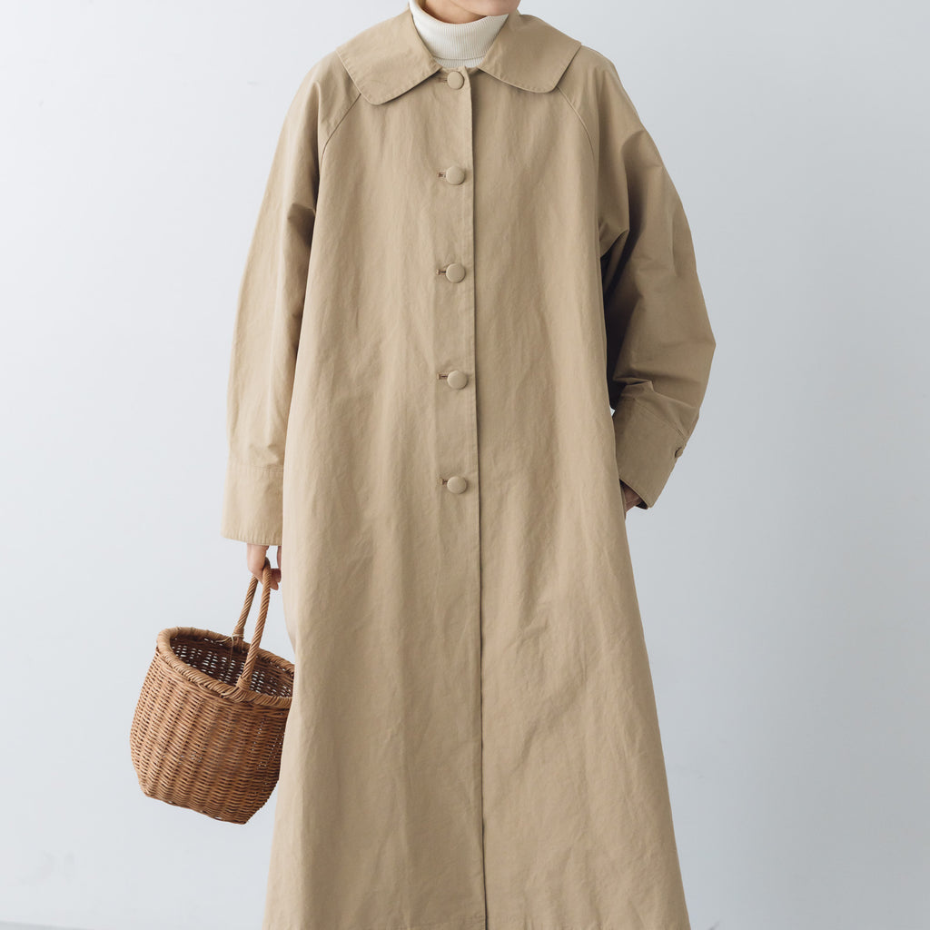 くらすこと ＋to　クラシカルなコットンナイロンコート