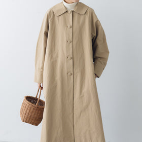 くらすこと ＋to　クラシカルなコットンナイロンコート