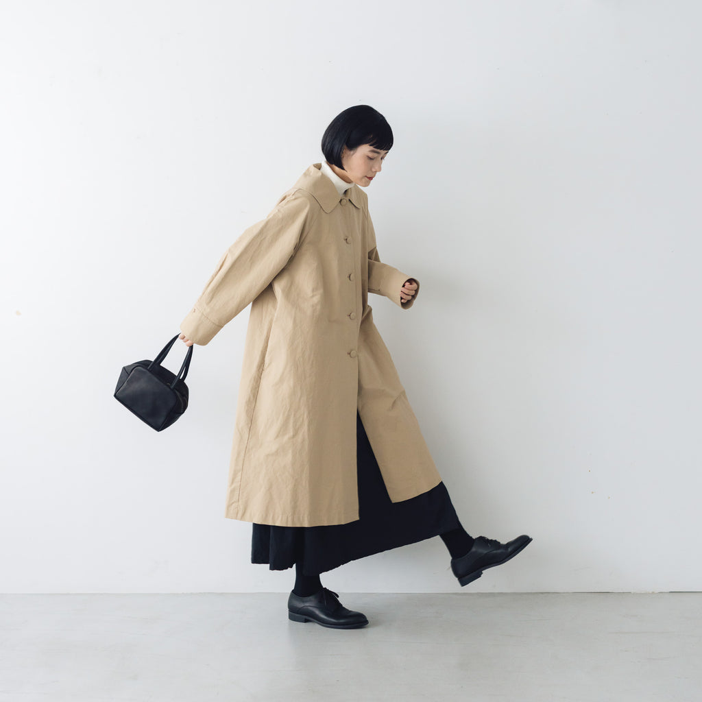 くらすこと ＋to　クラシカルなコットンナイロンコート