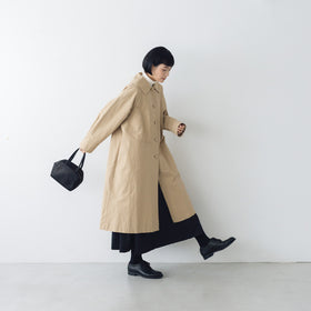 くらすこと ＋to　クラシカルなコットンナイロンコート