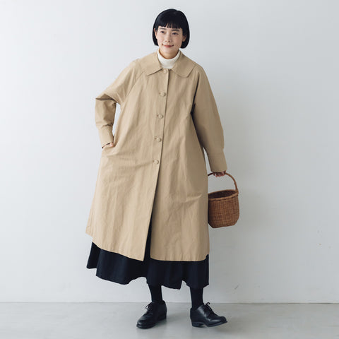 くらすこと ＋to　クラシカルなコットンナイロンコート