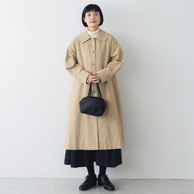 くらすこと ＋to　クラシカルなコットンナイロンコート
