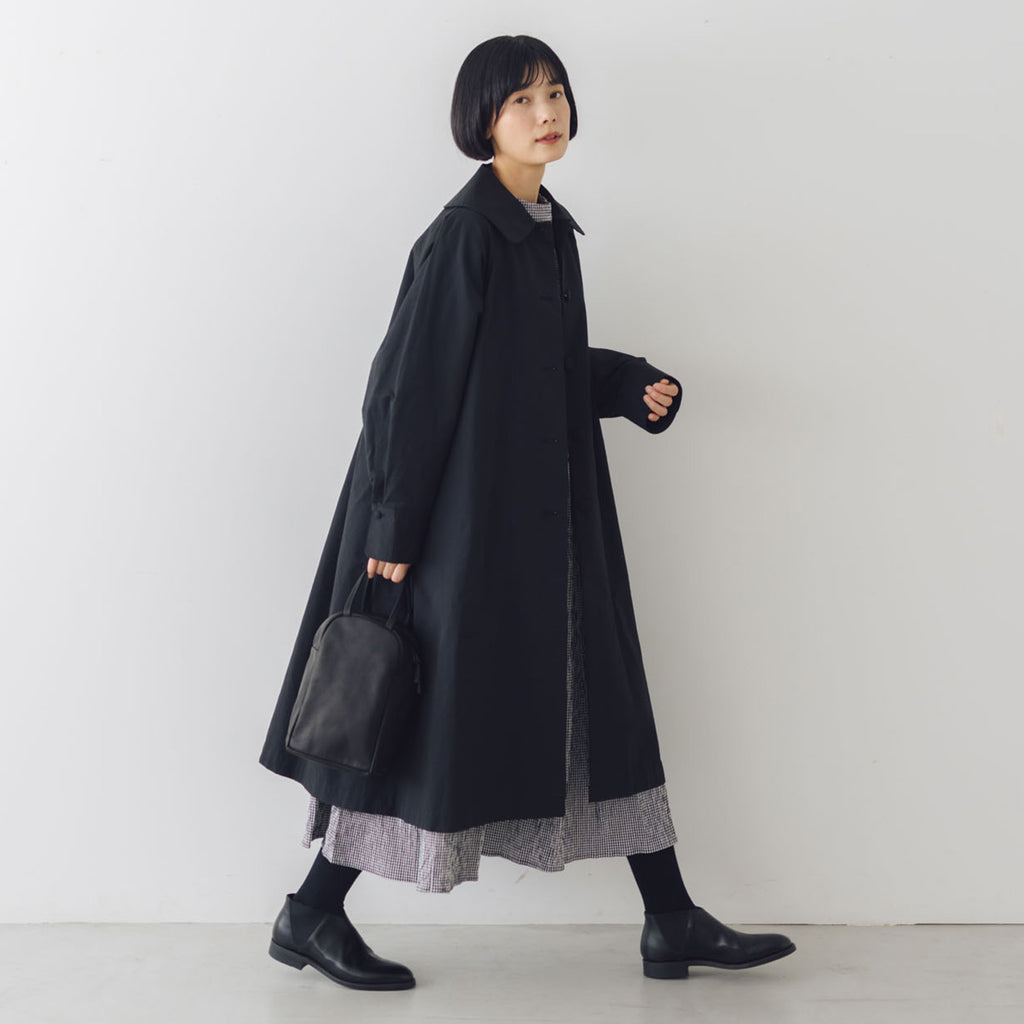 くらすこと ＋to クラシカルなコットンナイロンコート［予約／9月下旬