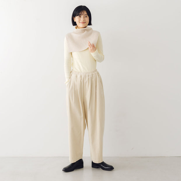 「くらすことの日常生活着」コーデュロイパンツ