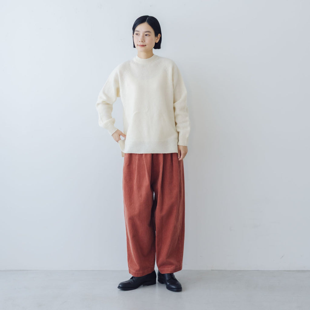 「くらすことの日常生活着」コーデュロイパンツ