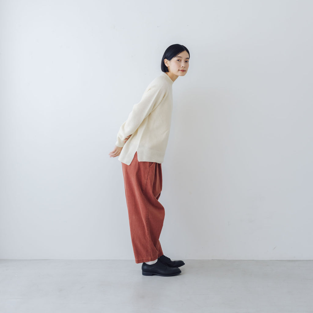 「くらすことの日常生活着」コーデュロイパンツ