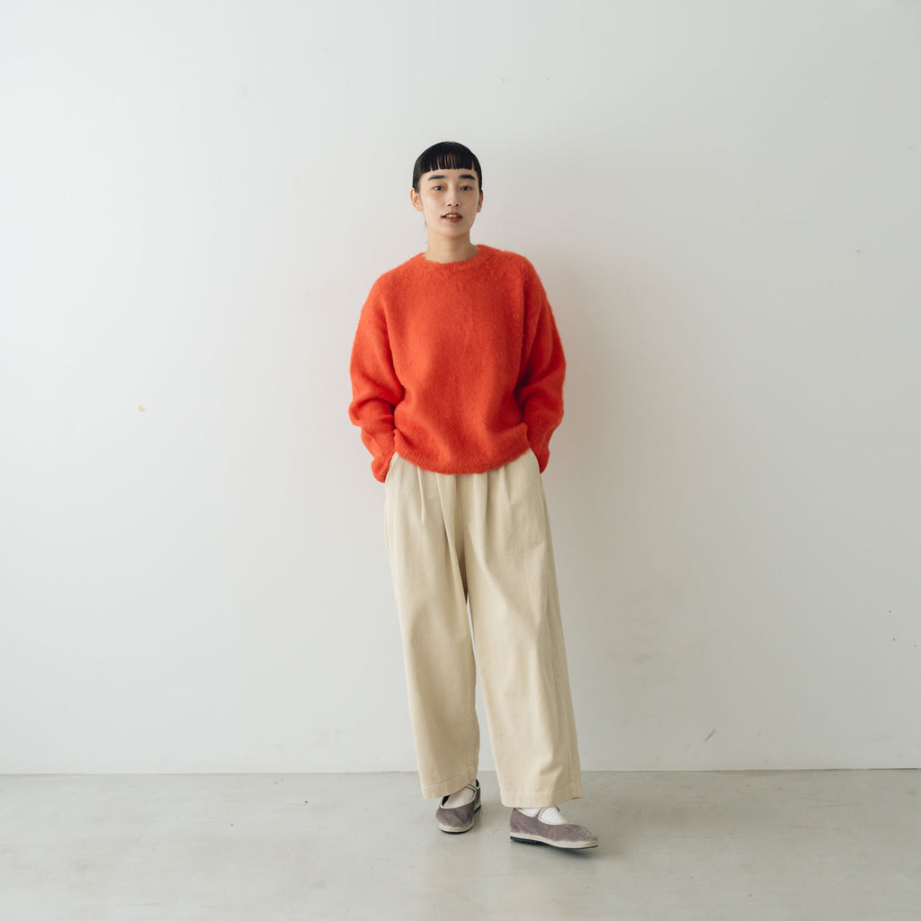 「くらすことの日常生活着」コーデュロイパンツ