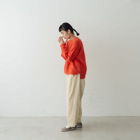 comm. arch. ハンドフレームド モヘア プルオーバー