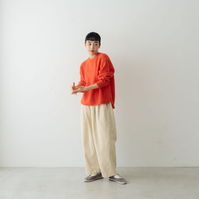 「くらすことの日常生活着」コーデュロイパンツ