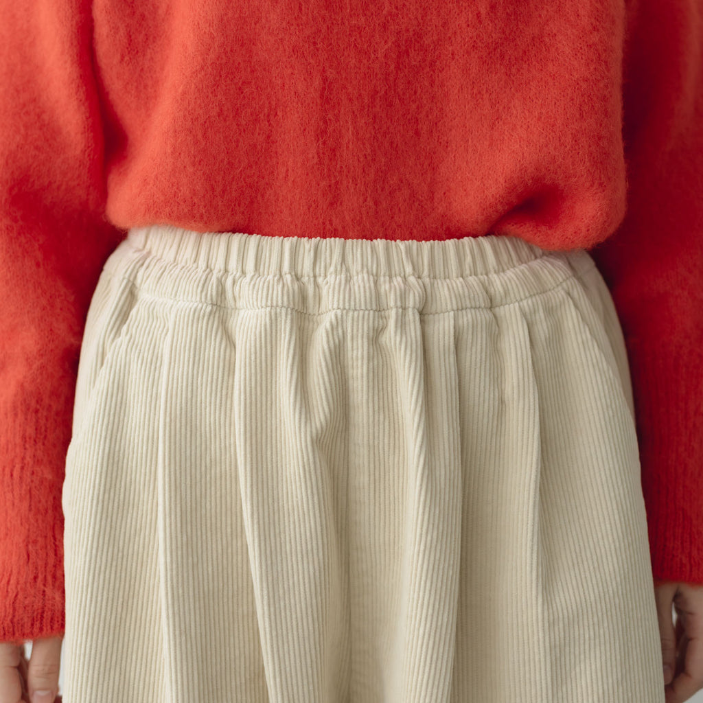 「くらすことの日常生活着」コーデュロイパンツ