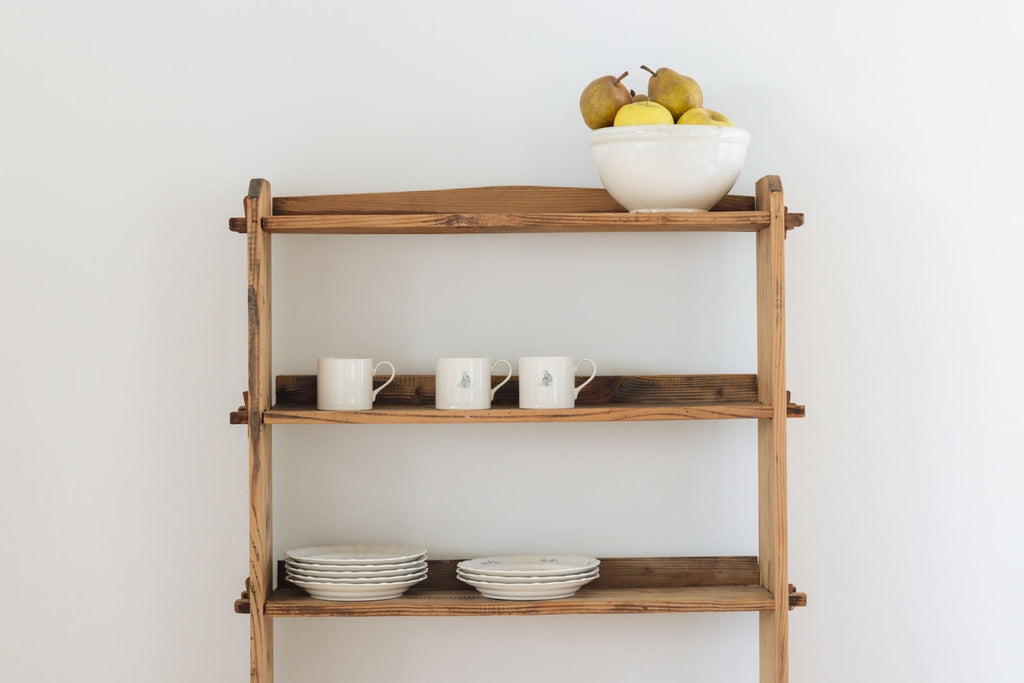 くらすことの生活道具 古い器の形シリーズ 花リムプレート ［20cm・食洗機対応・電子レンジ可］