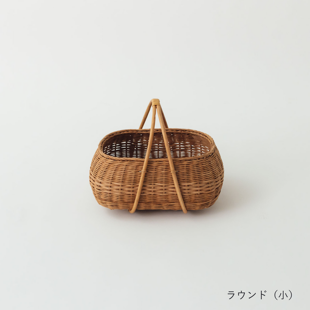 くらすことの生活道具 ラタンのバスケット