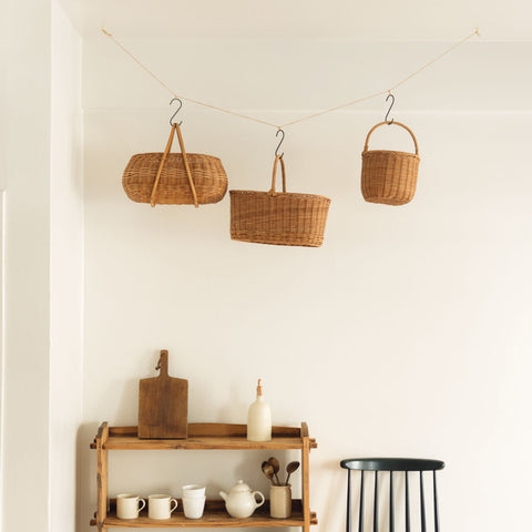 くらすことの生活道具 ラタンのバスケット