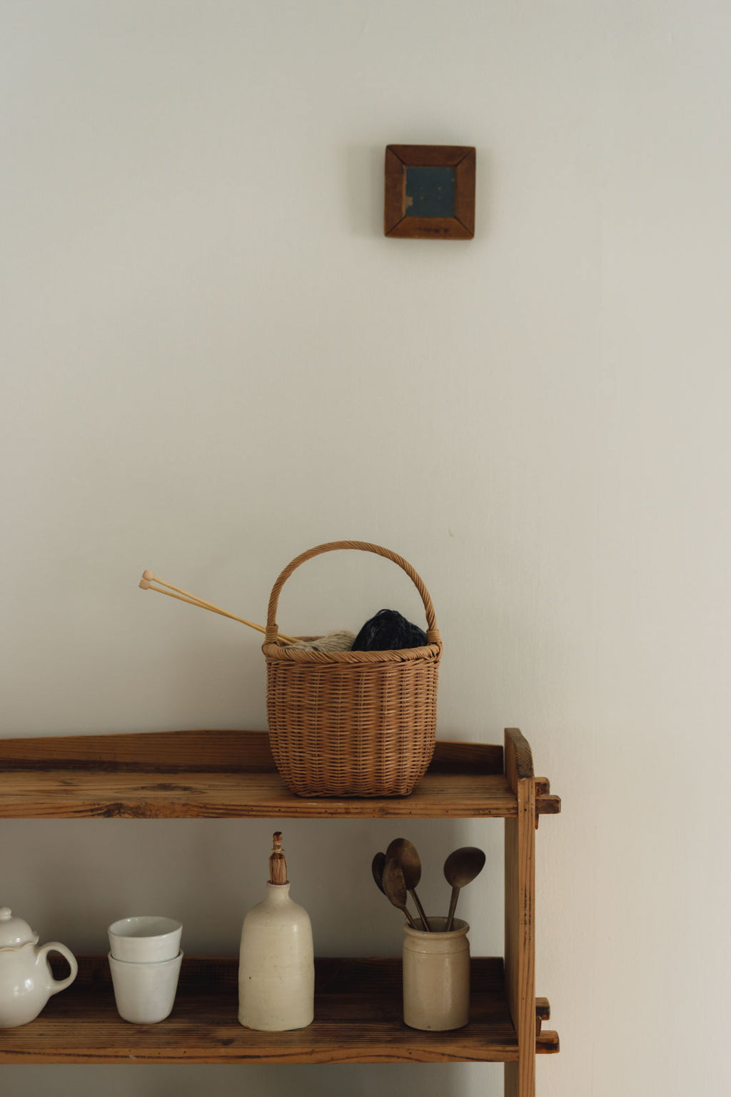 くらすことの生活道具 ラタンのバスケット